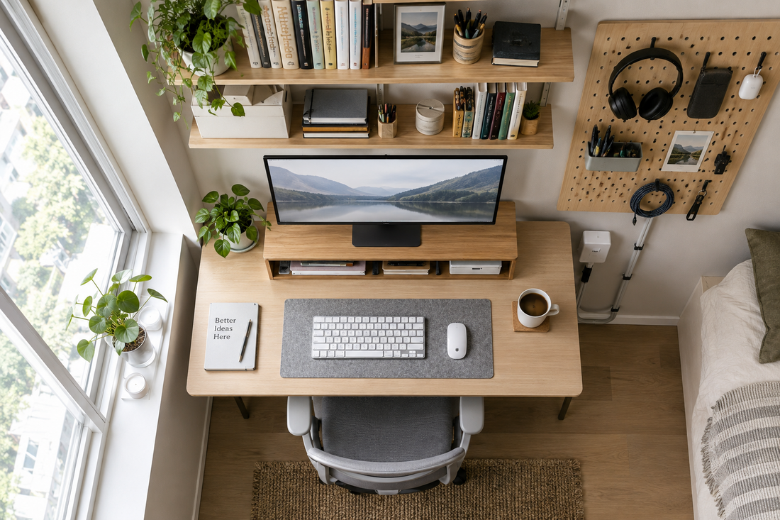 How to Organize a Small Apartment Workspace Without Adding More Furniture
