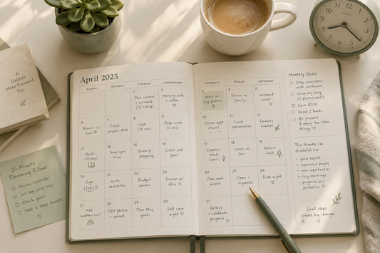 The Monthly Planner Review: 20 Minutes That Can Make the Next Month Feel Clearer