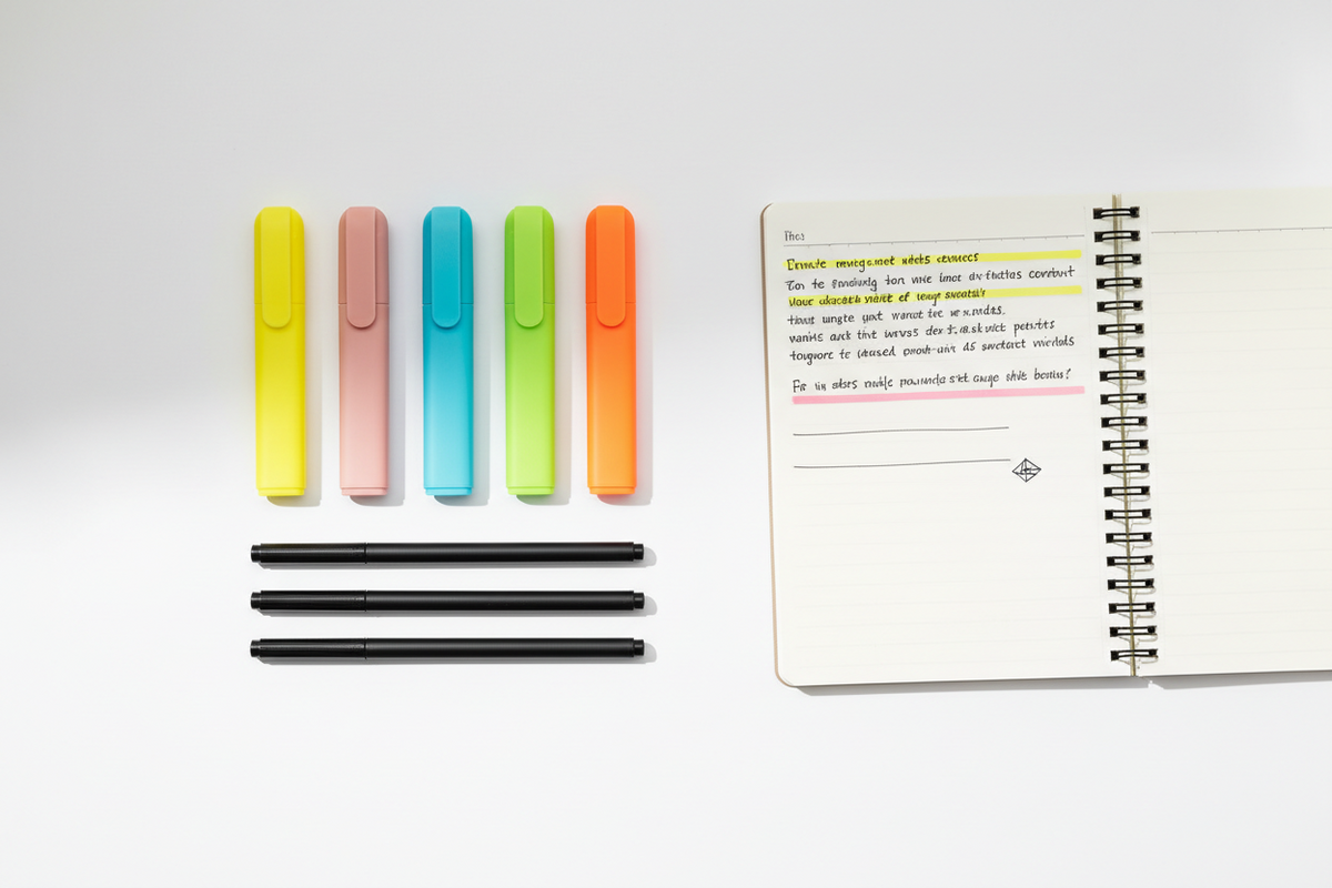 Highlighters Fine Liners & Markers