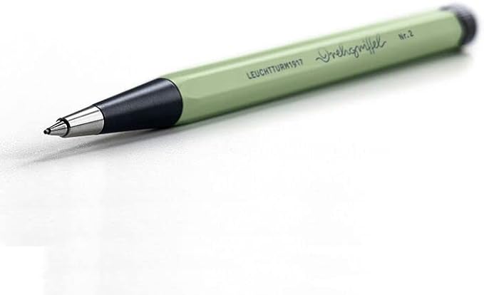 LEUCHTTURM1917 - Drehgriffel Mechanical Pencil - Refillable Writing Stylus with 0.7 mm HB Graphite Lead (Sage)