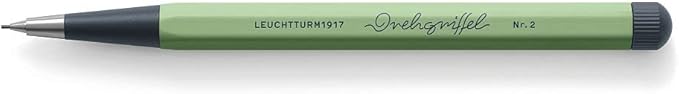 LEUCHTTURM1917 - Drehgriffel Mechanical Pencil - Refillable Writing Stylus with 0.7 mm HB Graphite Lead (Sage)