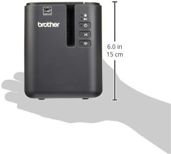Brother P-Touch PT-P950NW Industrial Network Laminate Label Printer, Up to 36 mm Labels, Standard USB 2.0 and Serial, Ethernet, Built-in Wi-Fi®, Optional Bluetooth®,Black