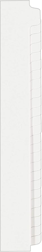 Avery Blank Tab Legal Exhibit Binder Dividers, White Unlaminated Tabs, Letter-Size, Standard Collated 25-Tab Set (11959)