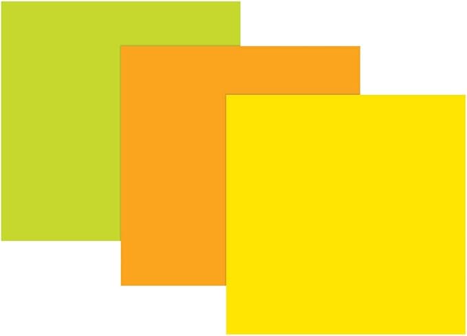 Post-it Super Sticky Big Notes, 11 in x 11 in, 1 Pad, 2X The Sticking Power, Neon Orange (BN11O)