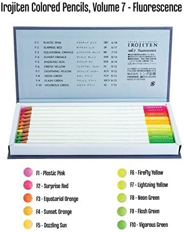Tombow 51527 Irojiten Colored Pencil Dictionary Set, Seascape, Set of 30. Beautifully Crafted Wax-Based Colored Pencils with Enamel Finish