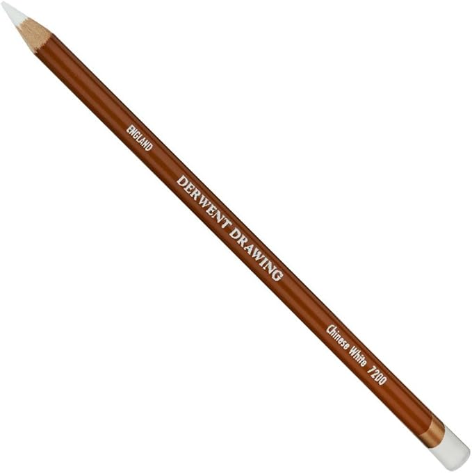 Derwent Drawing Chinese Pencil, White (34392)