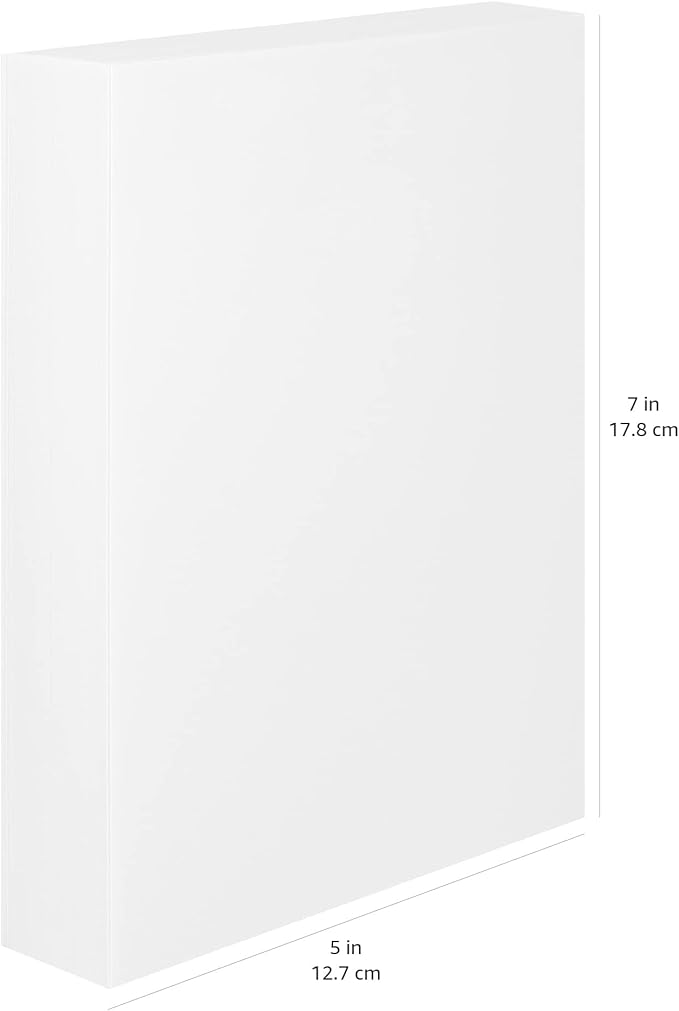 Amazon Basics Glossy Photo Paper for Inkjet Printing, 200g/m², 5 x 7 in, White, Pack of 100 Sheets