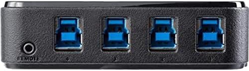 StarTech.com USB 3.0 Peripheral Sharing Switch - 4 USB 3.0 (5Gbps) x 4 Computers - Mac / Windows / Linux - USB A/B Switch - USB Switch (HBS304A24A)