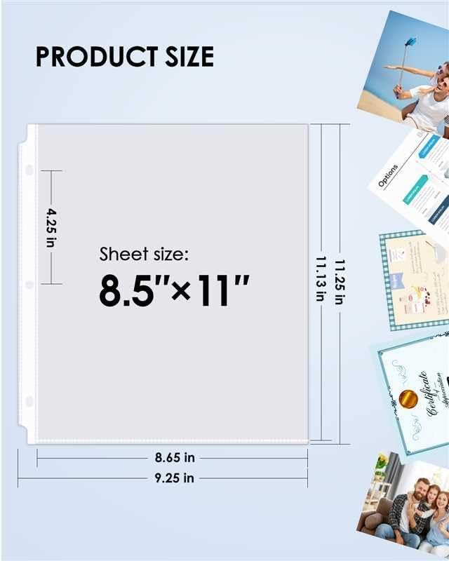 KTRIO Sheet Protectors for 3 Ring Binder 600 Pack, Clear Page Protectors 8.5 x 11, Plastic Binder Sleeves for Paper, Top Loading, Office Home School