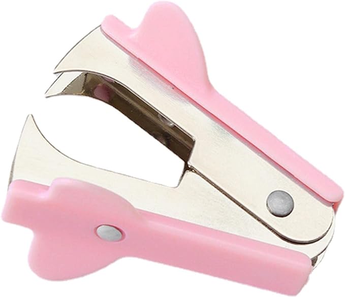 3Pcs Pink Staple Removers - Modern Plastic Staple Pullers with Non-Slip Handles | Easy-Grip Stapler Removal Tools for Students, Teachers | Perfect for Home, School & Office Use