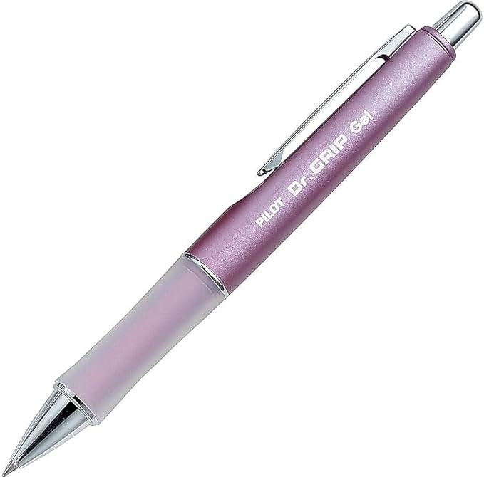 PILOT Dr. Grip Limited Refillable & Retractable Gel Pen, Fine Point, Black Ink, Single Pen - Ideal for School, Journaling & Office Writing