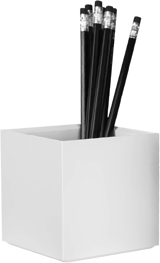 Bostitch Office Konnect Pencil Cup Desk Organizer, Pen Cup, White