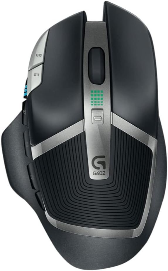 Logitech G602 Lag-Free Wireless Gaming Mouse – 11 Programmable Buttons, Upto 2500 DPI