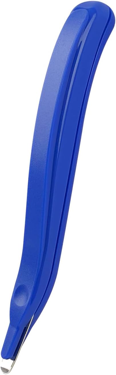 Professional Magnetic Staple Puller Remover, Stapler Remover Tool Staple Remover Stick for Classroom, Office and Home, Blue