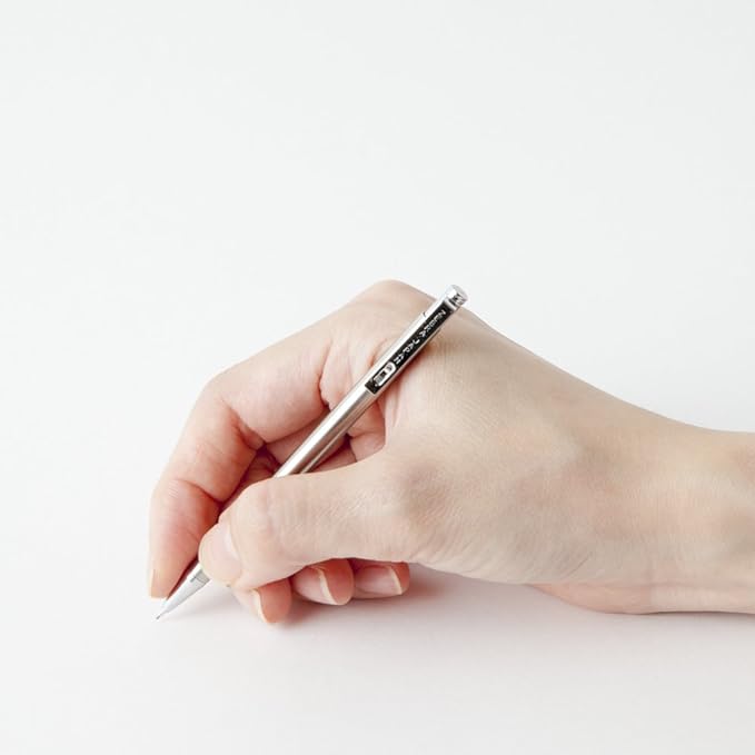 Zebra Mini Mechanical Pencil, 0.5 mm, Silver Body (TS-3)