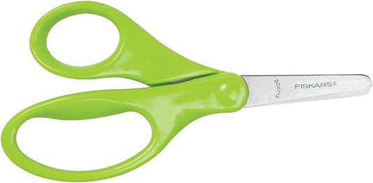 Fiskars 5 Inch Classic Blunt Tip Kids Scissors, Colors May Vary
