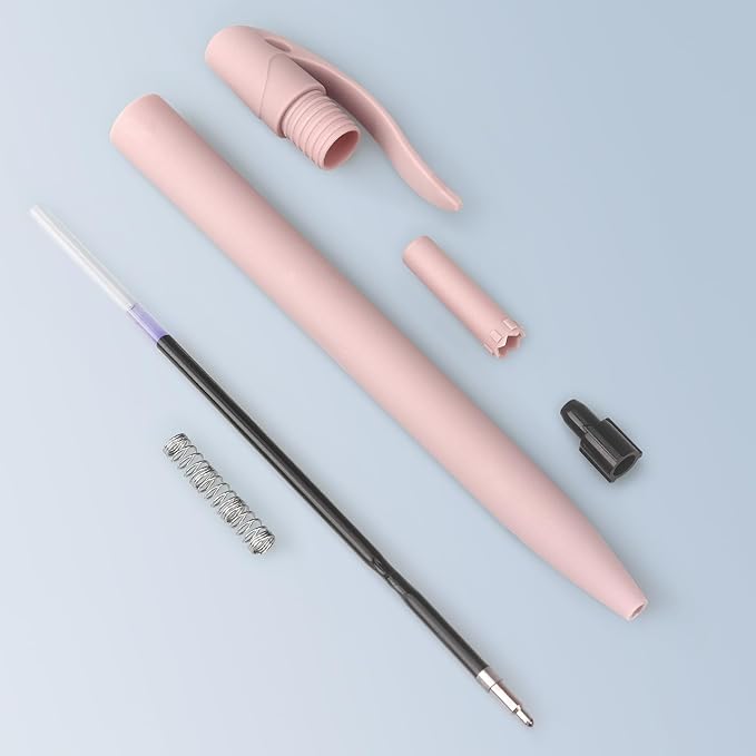 Bribobo 8-Pack Retractable Ballpoint Pens, Smooth Writing, Black Ink, Comfortable Grip, Ideal for Office, School & Everyday Use