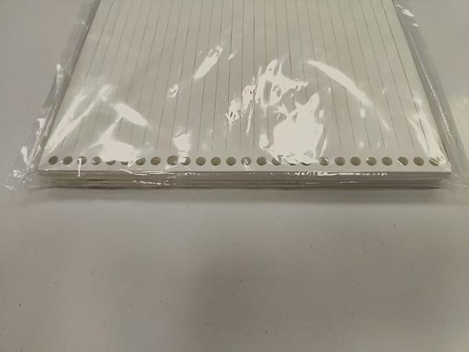 6 Pack A5 6 Holes Binder 2 Pockets Plastic Binder Folders Waterproof 6 Holes Holder for Receipt Ticket (2 Pocket, A5)