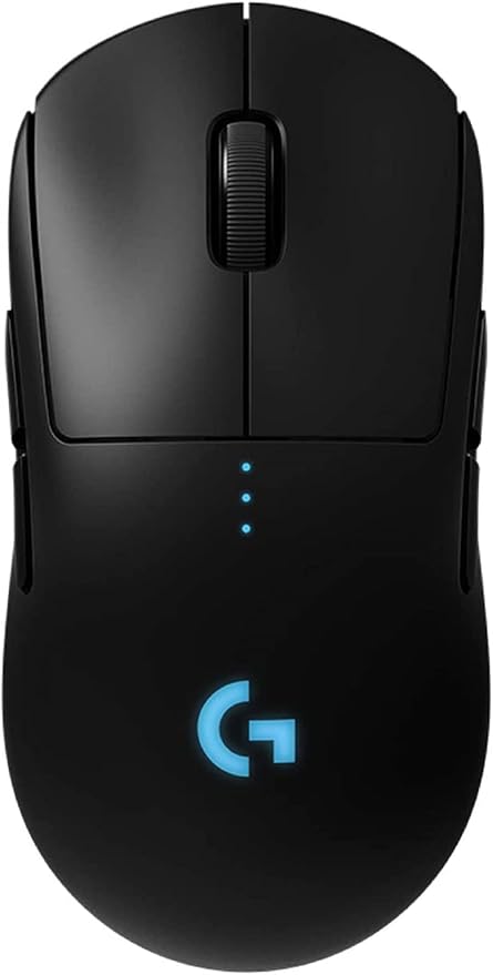 Logitech G Pro Wireless Gaming Mouse with Esports Grade Performance, Ergonomic Ambidextrous, 4-8 Programmable Buttons, and HERO 25K Sensor (Renewed)