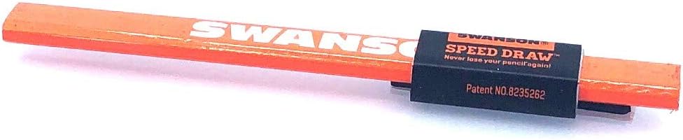 Swanson Tool Co, Inc Tool Co SDP217 Speed Draw Pencil/Carpenter Pencil Holder, Black (Pack of 4)