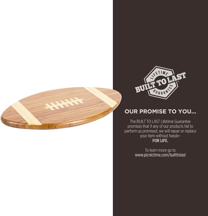 PICNIC TIME NCAA Colorado Golden Buffaloes Touchdown! Bamboo Cutting Board