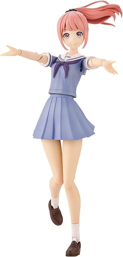 Kotobukiya Sousai Shojo Teien: Madoka Yuki (Touhou High School Summer Clothes) Dreaming Style Milky Marine Plastic Model Kit,Multicolor,JK022