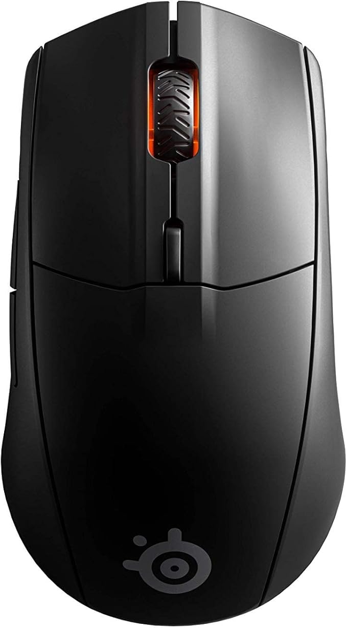 SteelSeries Rival 3 Wireless Gaming Mouse – 400+ Hour Battery Life – Dual Wireless 2.4 GHz and Bluetooth 5.0 – 60 Million Clicks – 18,000 CPI TrueMove Air Optical Sensor,Black
