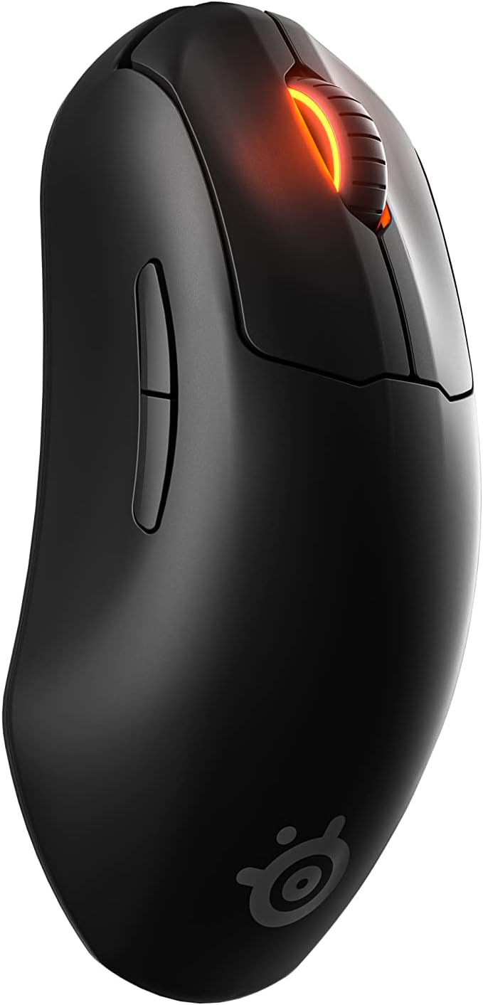 SteelSeries Esports Mini Wireless FPS Gaming Mouse – Ultra Light – Prime Mini Edition – 5 Programmable Buttons – Lag-free 2.4GHz – 100H Battery – 18K CPI Sensor – Magnetic Optical Switches – PC/Mac