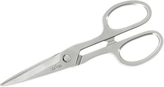 All-Clad Stainless Steel, All Purpose Kitchen Shears,Heavy gauge, Ergonomic, Rust-resistance, Food Scissors for Kitchen, Chicken, Poultry, Fish, Meat,Shelfish, Snipping herbs, 8.19 inch, Silver