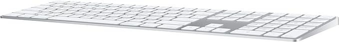 Apple Magic Keyboard with Numeric Keypad: Wireless, Bluetooth, Rechargeable. Works with Mac, iPad, or iPhone; Italian - White
