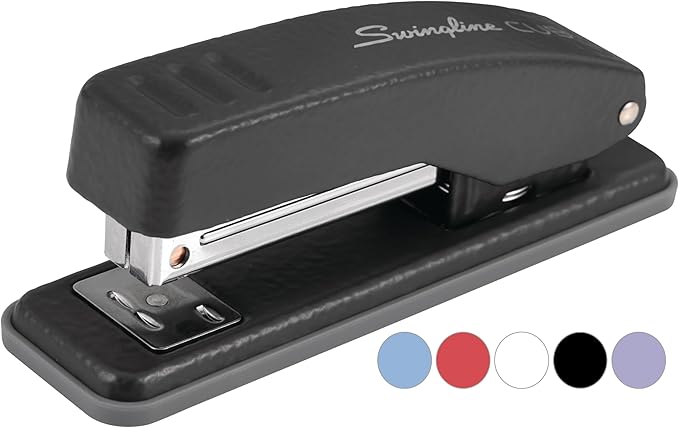 Swingline Stapler, Cub Compact Desktop Stapler, 20 Sheet Capacity, Metal, Matte Black (S701068)