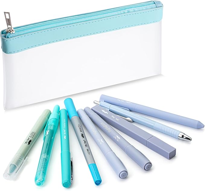 Mr. Pen- Journaling Kit, 10 Pack Blue Pens and Highlighters, Supplies Set, Markers, Bible Journaling