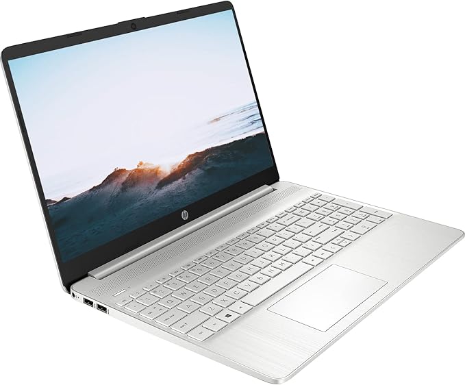 HP 15 Notebook Laptop, 15.6" FHD Display, Intel Core i5-1135G7, 32GB DDR4 RAM, 1TB PCIe NVMe SSD, Webcam, Wi-Fi, Bluetooth, Windows 11 Home, Silver