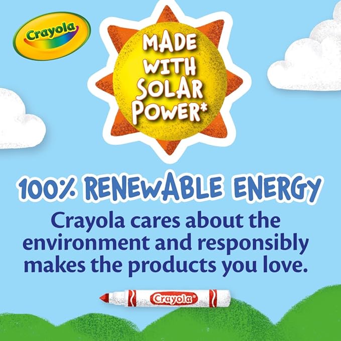Crayola Washable Markers - Violet Purple (12ct), Kids Broad Line Markers for Classrooms & Teachers