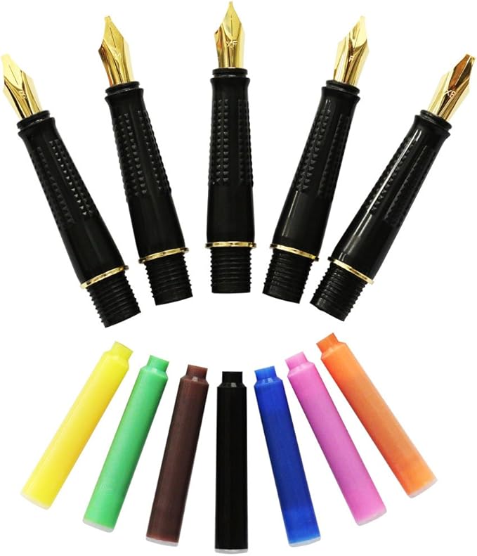 Mont Marte Calligraphy Set, 32 Piece. Includes Calligraphy Pens, Calligraphy Nibs, Ink Cartridges, Introduction Booklet and Exercise Booklet, Packaging May Vary