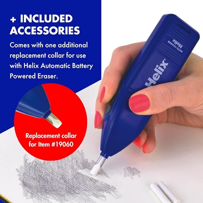 Helix 19071 Automatic Eraser Refills, Pack of 30