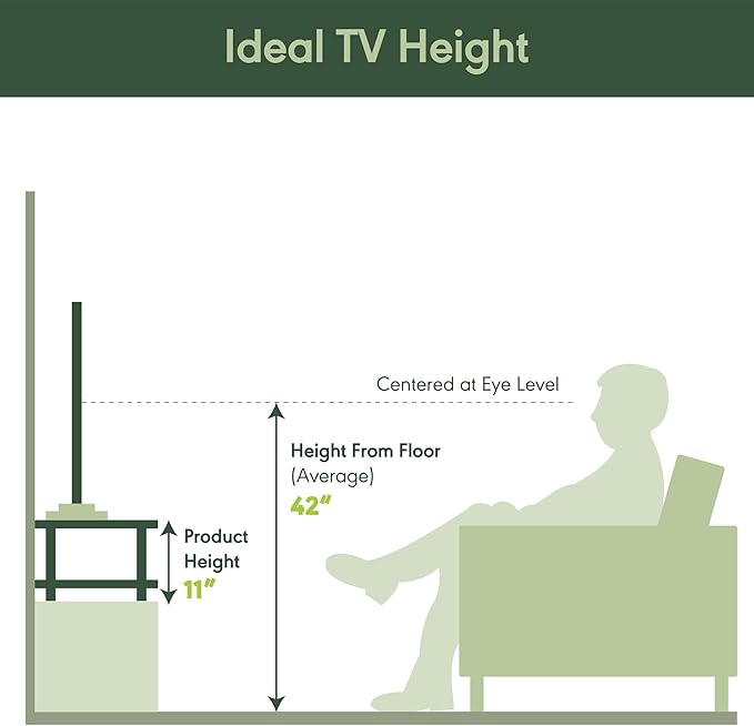 Furinno TURN-N-TUBE TV Riser Stand, 2-Tier Small Elevated No Tools TV Stand, TV Console for TV up to 32 inch, 15.8 x 23.8 x 11, for Living Room, Bedroom, Dark Brown