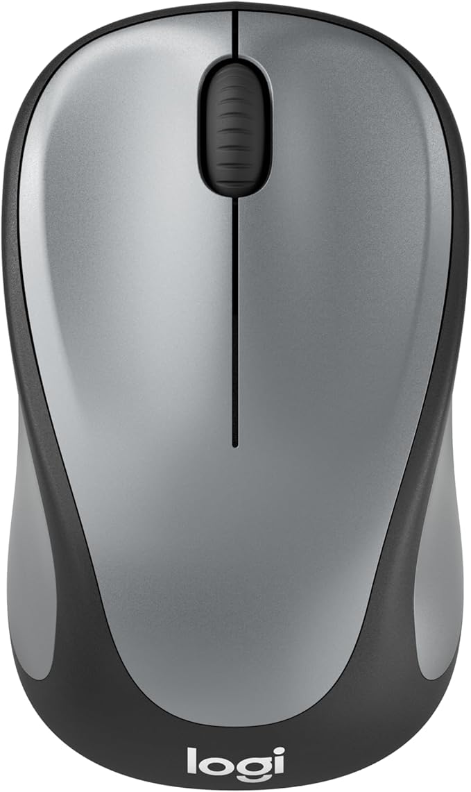 Logitech M317 Wireless Mouse, 2.4 GHz with USB Receiver, 1000 DPI Optical Tracking, 12 Month Battery, Compatible with PC, Mac, Laptop, Chromebook - Colt Glossy