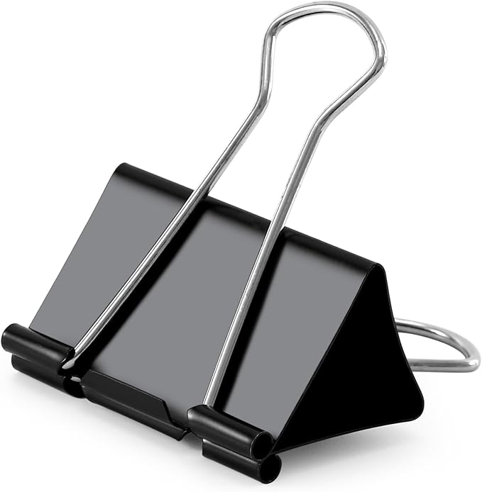 Ufmarine Extra Large Binder Clips 2.4 Inch Length, Jumbo Binder Clips for Office (18 Pcs)