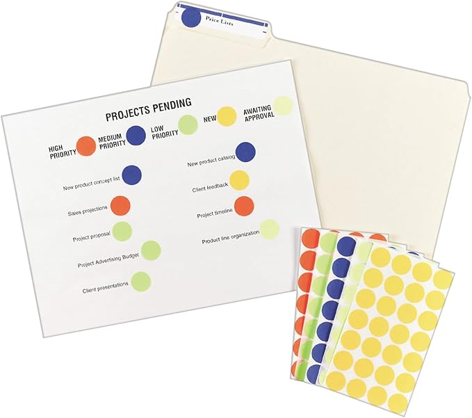 Avery Print/Write Self-Adhesive Removable Labels, 0.75 Inch Diameter, Green, 1008 per Pack (5463)