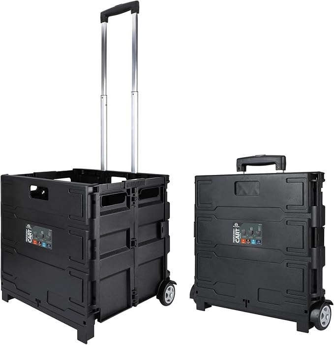 Olympia Tools 85-010 Grand Pack-N-Roll Portable Tools Carrier with Telescopic Handle, 80 Lb. Load Capacity, Black 2025 New Version
