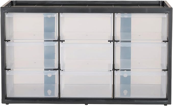 CRAFTSMAN Plastic Storage Organizer Bin System, 9 Compartment, Modular, Home Office (‎CMST40709)