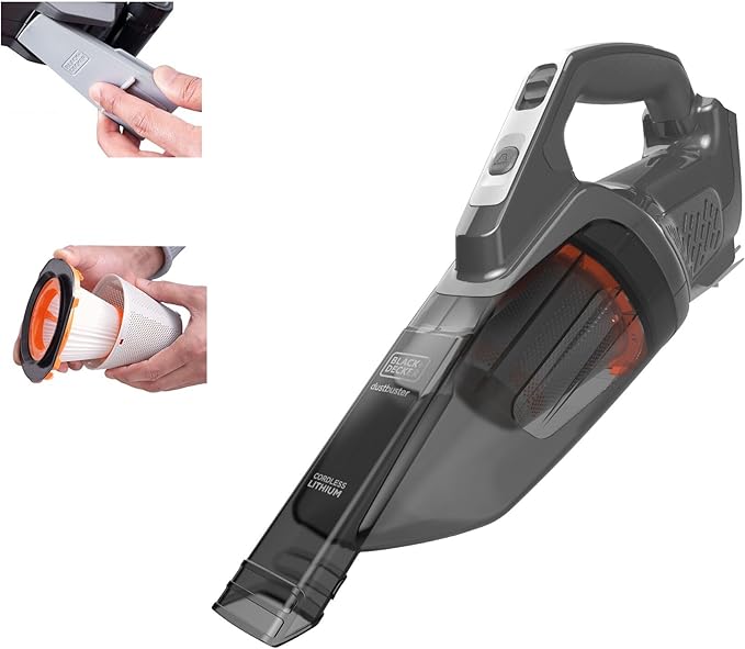 BLACK+DECKER 20V MAX POWERCONNECT Handheld Vacuum, Cordless, Battery Not Included, Bare Tool Only (BCHV001B)