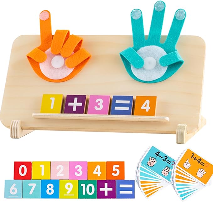 Montessori Toys for 3 4 5 Year Old,Preschool Learning Toys for Toddlers age 2-4,Educational Math manipulatives Number Counting Blocks for Kids,Birthday Christmas Stocking Stuffers for Boys Girls