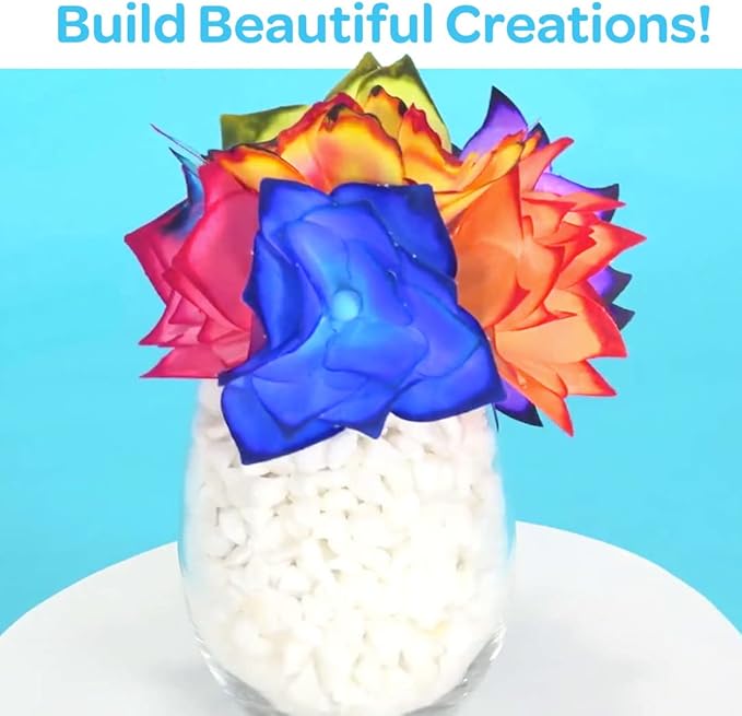 Crayola Paper Flower Science Kit, Color Changing Flowers, Gift for Kids Ages 7, 8, 9, 10