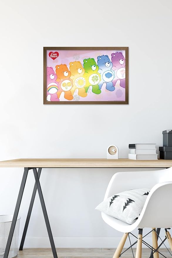Care Bears - Care Bear Stare Wall Poster, 22.4L" x 14.7W", Bronze Framed Version