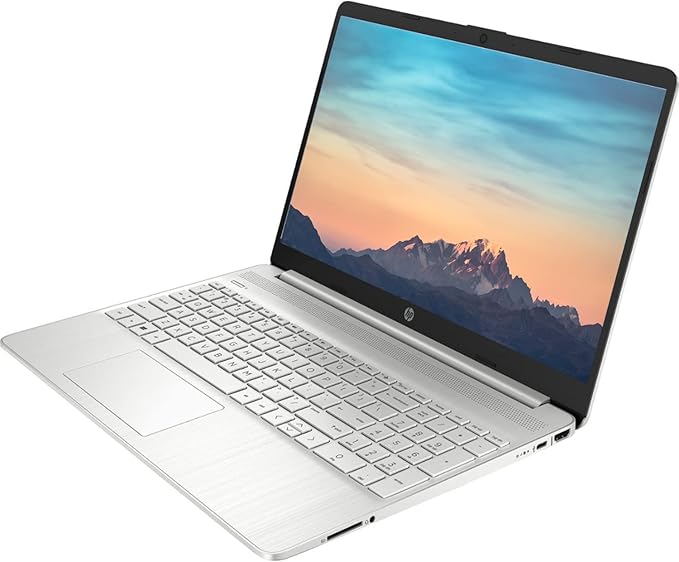 HP Notebook Laptop, 15.6" HD Touchscreen, Intel Core i3-1115G4 Processor, 12GB RAM, 256GB PCIe SSD, Webcam, Type-C, HDMI, SD Card Reader, Wi-Fi, Windows 11 Home, Silver