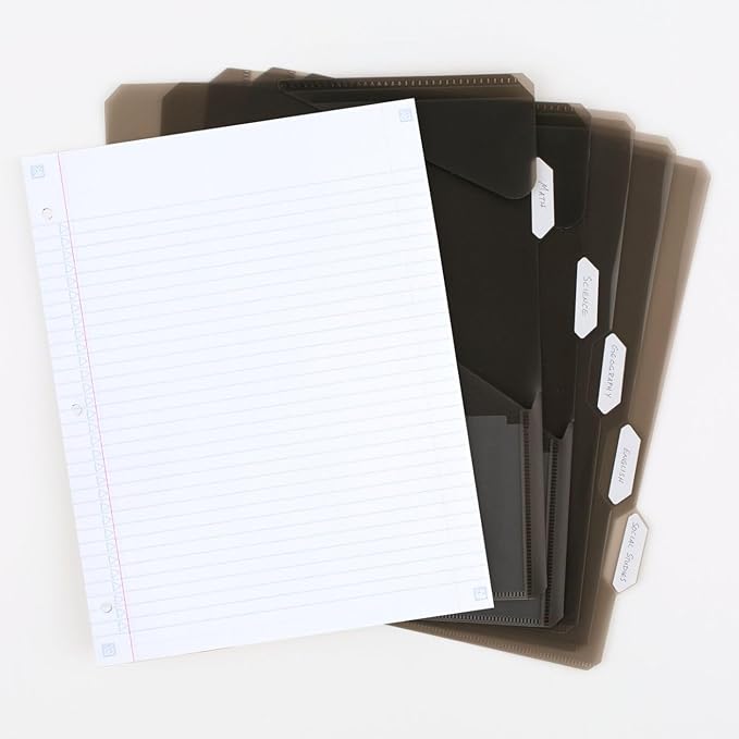 Five Star Flex Hybrid NoteBinder, 1 Inch Binder with Tabs, Notebook and 3-Ring Binder All-in-One, Assorted Colors, Color Will Vary (29326) (Pack of 2)