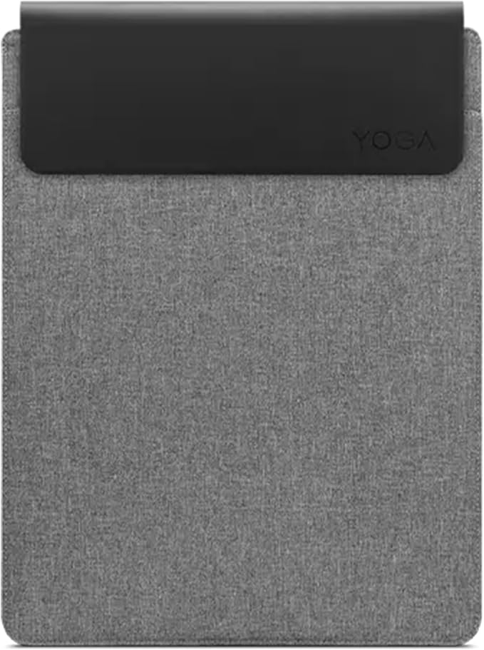 Lenovo Slim Laptop Sleeve 16 Inch Notebook/Tablet - Compatible with MacBook Air/Pro - Eco-Friendly Lightweight Case with Accessory Pocket & Magnetic Closure - Grey