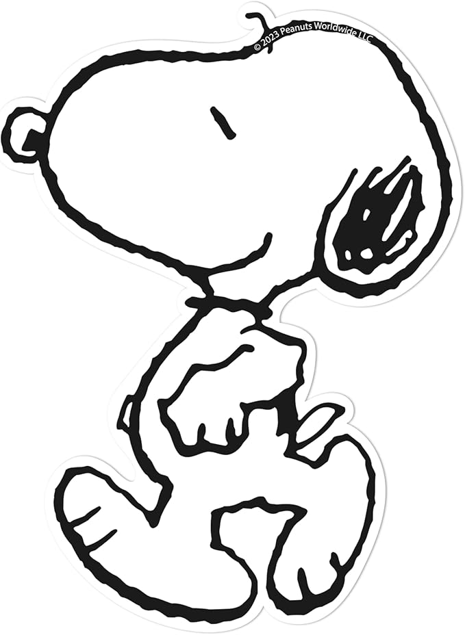Eureka Peanuts Snoopy Paper Cut-Out Classroom Decorations for Teachers, 36 Pieces